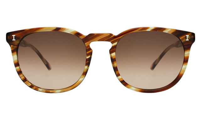 Eldridge 56 Sunglasses in Sand Dune with Brown Flat Gradient