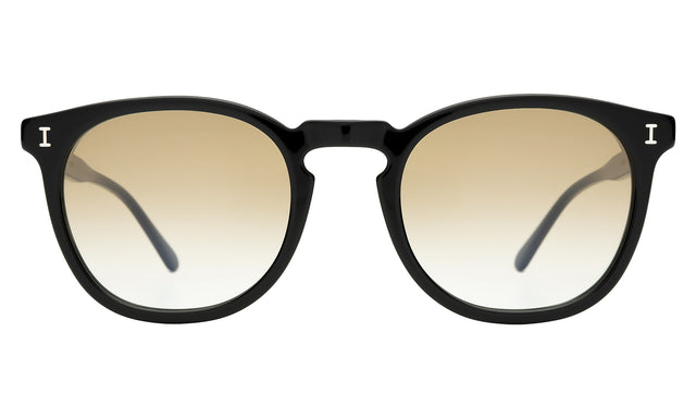 Eldridge Sunglasses in Black with Taupe Flat Gradient