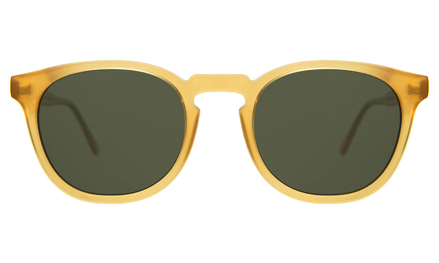 Eldridge Light Sunglasses in Honey Gold with Olive Flat
