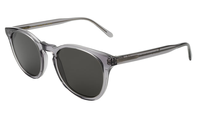 Eldridge Light Polarized Sunglasses side view in Mercury / Grey Polarized