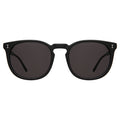 Front view of Eldridge 56 Sunglasses in Matte Black/Grey Flat