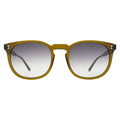Front view of Eldridge 56 Sunglasses in Moss/Grey Flat Gradient
