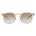 Front view of Eldridge Sunglasses in Champagne/Taupe Flat Gradient