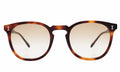 Front view of Eldridge Sunglasses in Havana/Taupe Flat Gradient