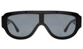 Front view of Elio Sunglasses in Black/Grey