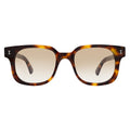 Front view of Ellison Sunglasses in Havana/Taupe Flat Gradient