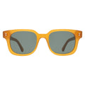 Front view of Ellison Sunglasses in Matte Honey/Olive Flat