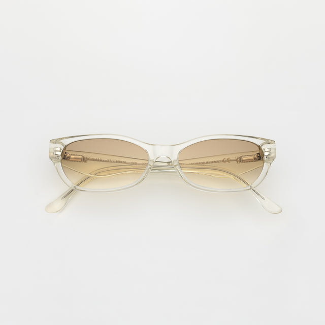 Encinitas Sunglasses side view in Champagne / Taupe Gradient