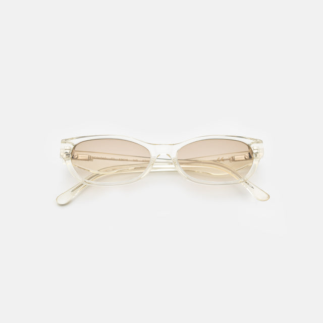 Encinitas Sunglasses side view in Champagne / Taupe Gradient