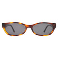 Front view of Encinitas Sunglasses in Havana/Grey