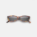 Front view of Encinitas Sunglasses in Havana/Grey