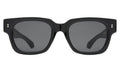 Front view of Francesco Sunglasses in Black/Grey