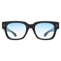 Front view of Francesco Sunglasses in Black/Gold/Blue Gradient See Through