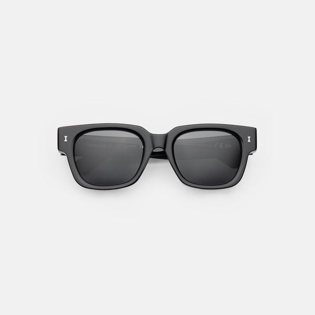 Francesco Sunglasses side view in Black / Grey