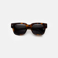 Front view of Francesco Sunglasses in Havana/Gold/Grey