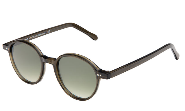 Frankfurt Sunglasses side view in Green / Olive Gradient