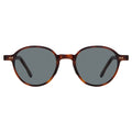 Front view of Frankfurt Sunglasses in Havana/Grey