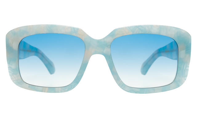 Geno Sunglasses in Celeste with Blue Gradient See Through