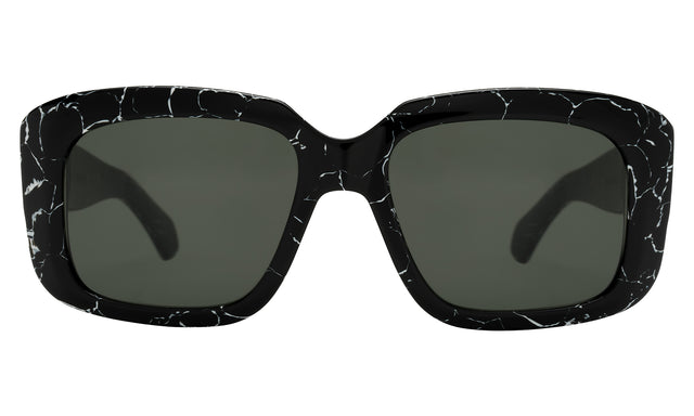 Geno Sunglasses in Obsidian with Olive