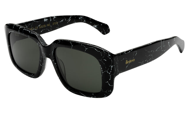 Geno Sunglasses Side Profile in Obsidian / Olive