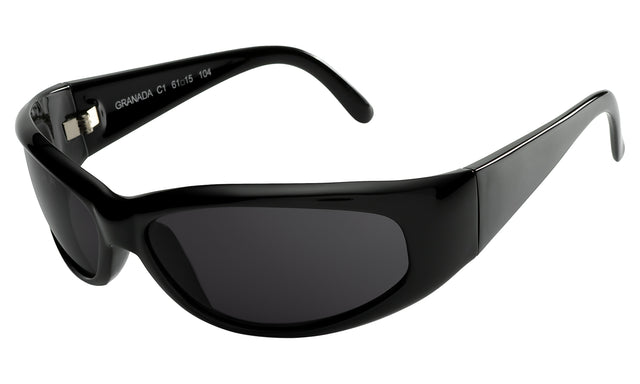 Granada Sunglasses Side Profile in Black