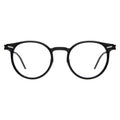 Front view of Great Jones Titanium Optical in Black/Matte Black/Optical