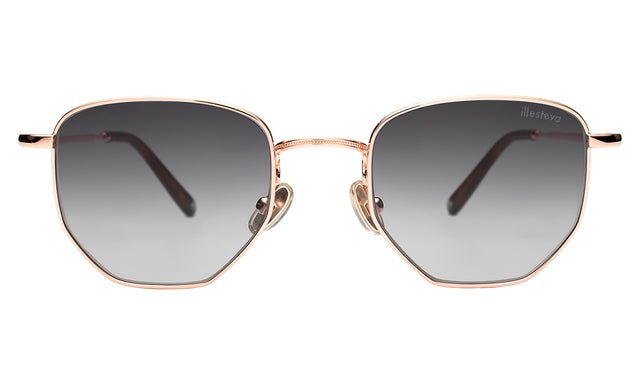 Hunter Sunglasses in Rose Gold with Grey Gradient