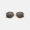 Front view of Hunter Ace Sunglasses in Flame/Gold/Grey