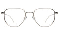 Front view of Hunter Optical in Silver/Optical