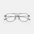 Front view of Lafayette Optical in Black/Optical