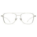 Front view of Lafayette Optical in Silver/Optical