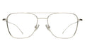 Front view of Lafayette Optical in Silver/Optical