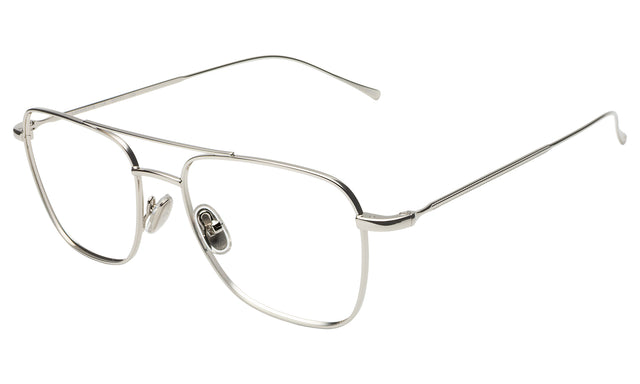 Lafayette Optical side view in Silver Optical