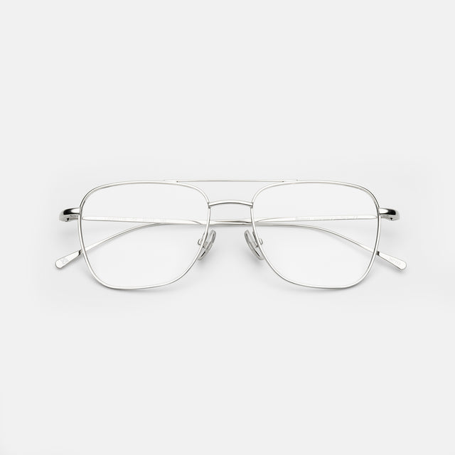 Lafayette Optical side view in Silver Optical