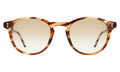 Front view of Lawrence Sunglasses in Sand Dune/Taupe Flat Gradient