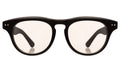 Front view of Lenox Optical in Matte Black/Optical