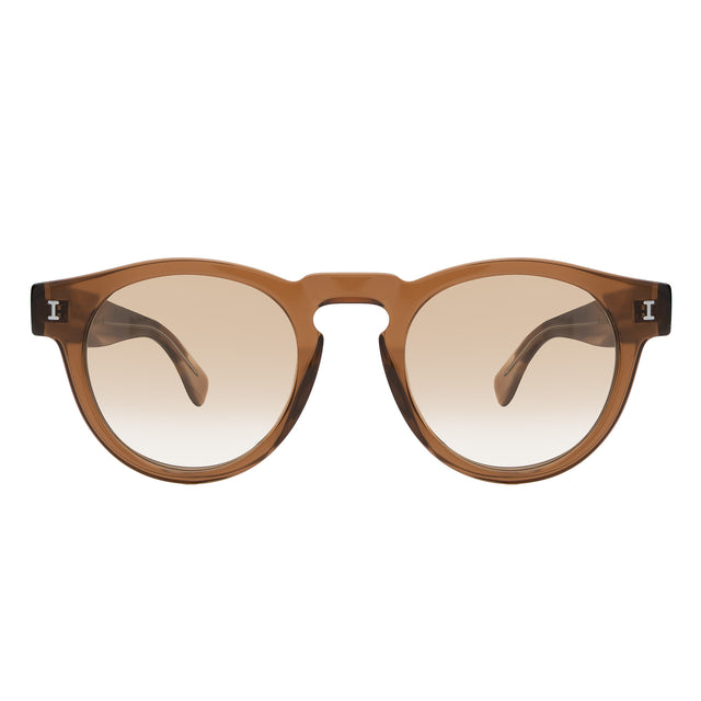 Leonard Sunglasses front view in Kohl with Taupe Gradient