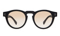 Front view of Leonard Sunglasses in Black/Taupe Gradient
