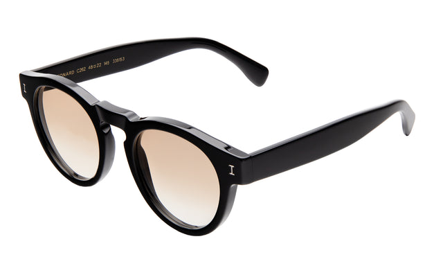Leonard Sunglasses side view in Black / Taupe Gradient