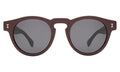 Front view of Leonard Sunglasses in Bordeaux/Grey