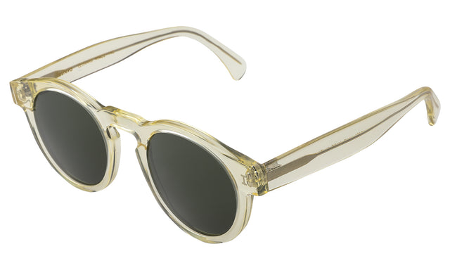 Leonard Sunglasses side view in Champagne / Olive