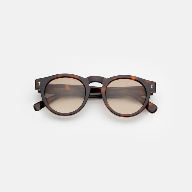 Leonard Sunglasses side view in Havana / Taupe Gradient