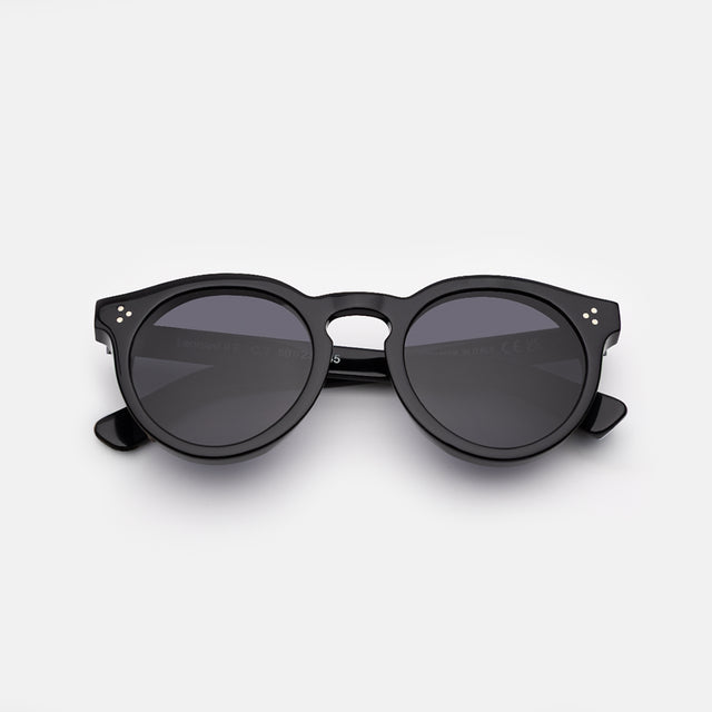 Leonard II E Sunglasses side view in Black / Grey