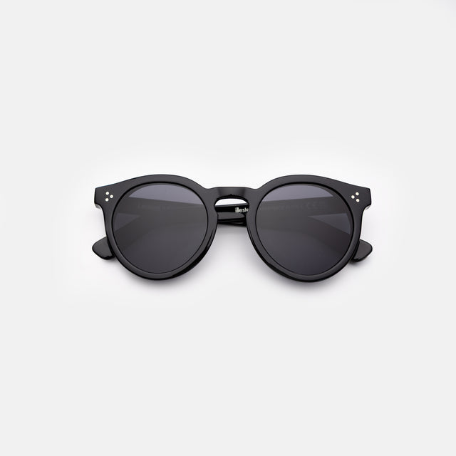 Leonard II E Sunglasses side view in Black / Grey
