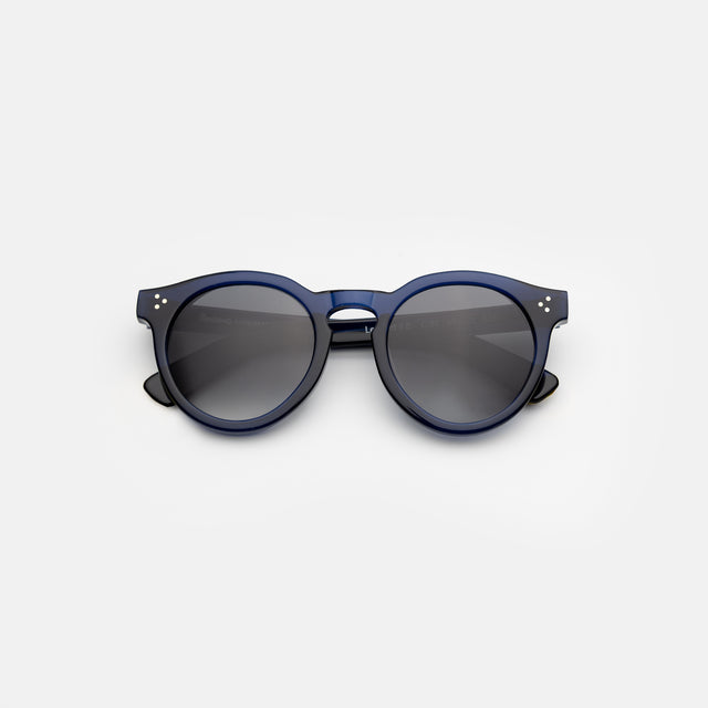 Leonard II E Sunglasses side view in Navy / Grey Gradient