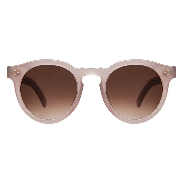 Leonard II E Sunglasses front view in Thistle with Brown Gradient