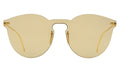 Front view of Leonard II Mask Sunglasses in Super Gold/Super Gold