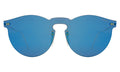 Front view of Leonard Mask Sunglasses in Cobalt/Cobalt