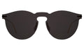 Front view of Leonard Mask Sunglasses in Grey/Grey