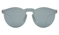 Front view of Leonard Mask Sunglasses in Metal/Metal